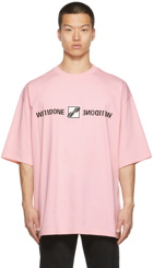 We11done Mirrored Logo T-Shirt