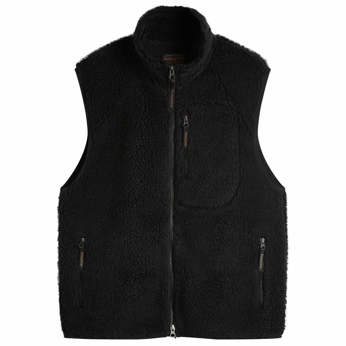 Pendleton Men's Stand Vest in Black