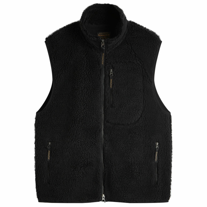 Photo: Pendleton Men's Stand Vest in Black