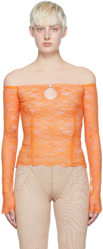 Photo: Poster Girl Orange Marcie Long Sleeve T-Shirt