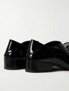 Balenciaga - Romeo Collapsible-Heel Patent-Leather Loafers - Black