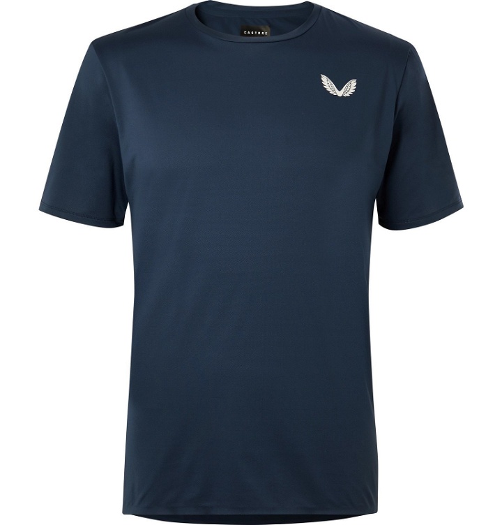 Photo: CASTORE - Watson Stretch Tech-Jersey T-Shirt - Blue