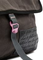Acne Studios Andemer Waxed Canvas Messenger bag - Grey - One Size