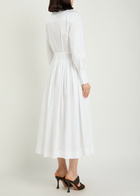 Joseph Kathe Cotton-poplin Midi Shirt Dress White