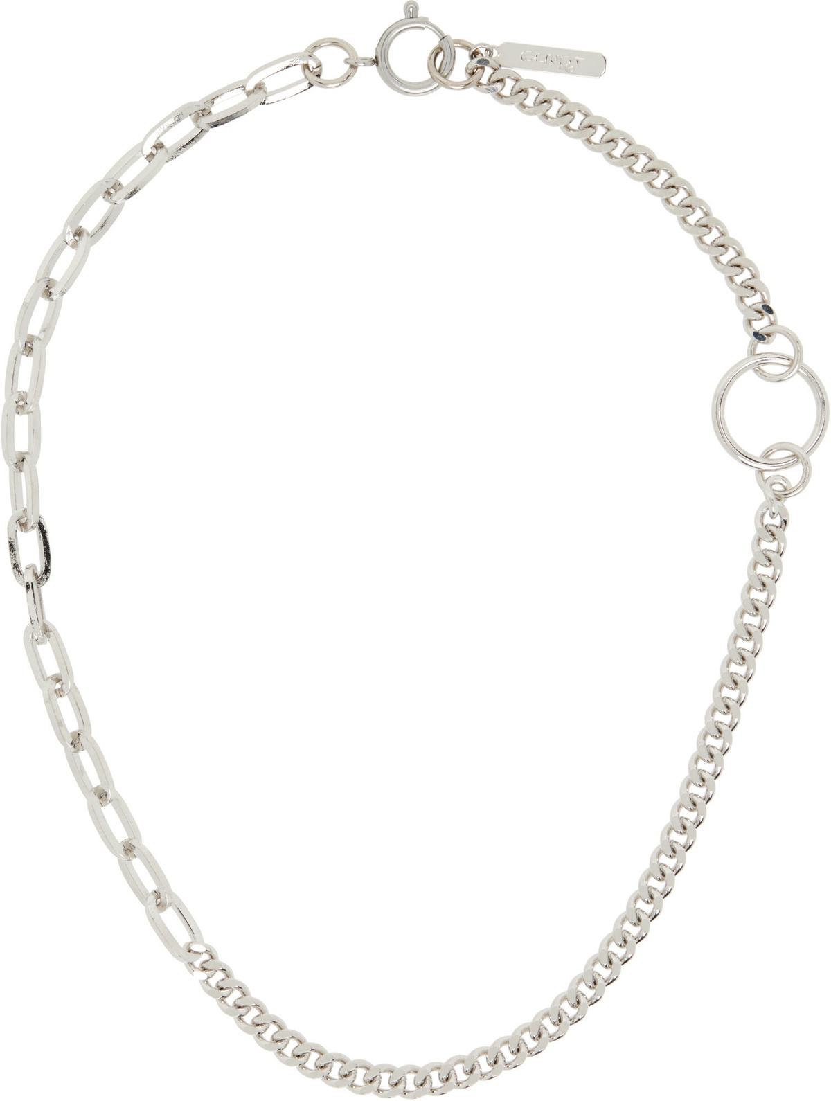 Justine Clenquet Silver Holly Necklace Justine Clenquet
