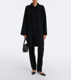 The Row India E/W Small leather tote bag