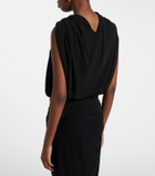 Sportmax Draped crêpe top