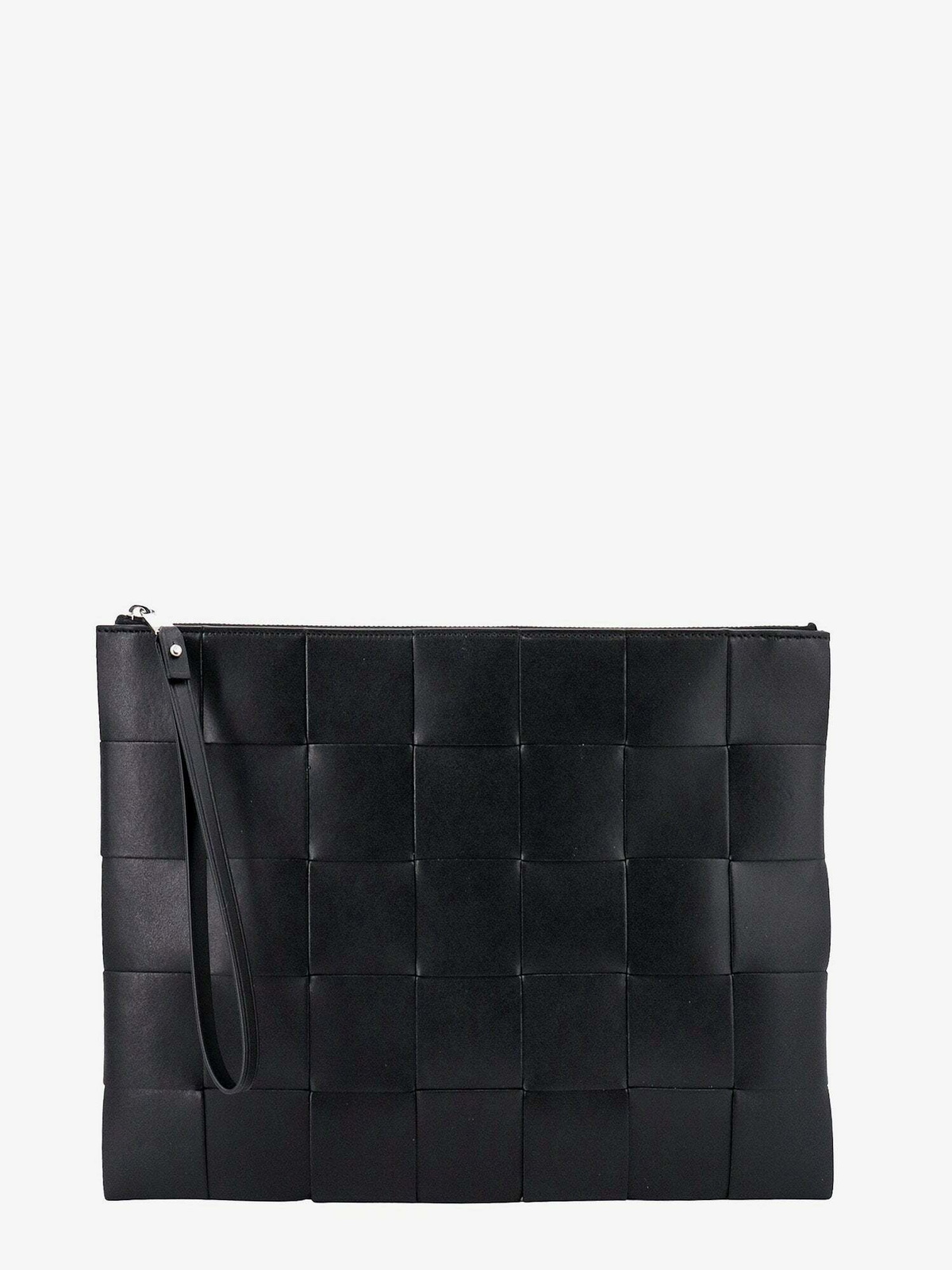 Bottega Veneta Cassette Black Mens Clutch