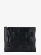 Bottega Veneta Cassette Black Mens Clutch