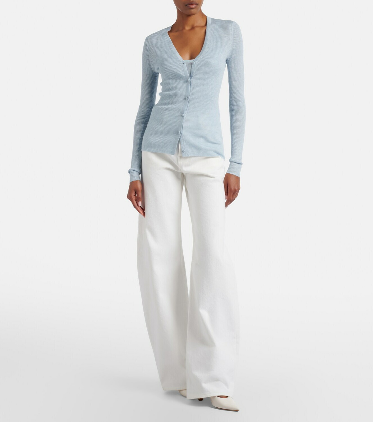 Gabriela Hearst Aiste cashmere, silk, and hemp cardigan