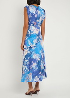 Erdem Floral-print Draped Satin Midi Dress Multi Floral