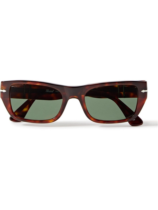 Photo: PERSOL - Rectangle-Frame Tortoiseshell Acetate Sunglasses