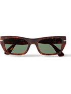PERSOL - Rectangle-Frame Tortoiseshell Acetate Sunglasses