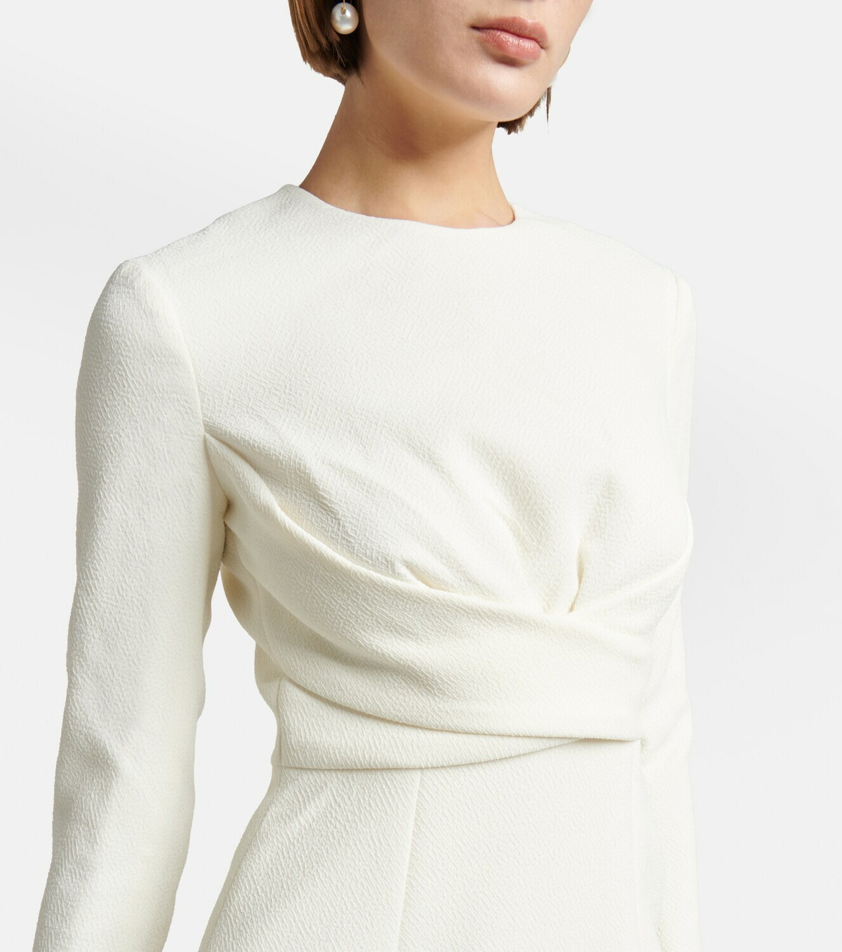 EMILIA WICKSTEAD ワンピース Elham cape crepe midi 803543 EMILIA WICKSTEAD ワンピース Elham cape crepe midi 803543