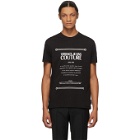 Versace Jeans Couture Black and White Warranty Label T-Shirt