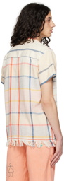 HARAGO Multicolor Fringed Shirt