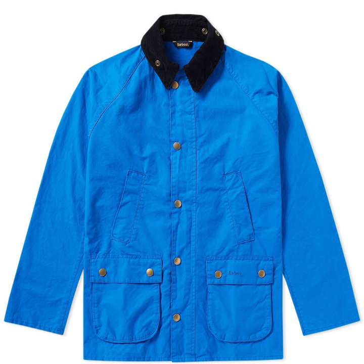 Photo: Barbour Heritage Garment Dyed SL Bedale Jacket Blue