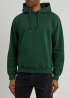 Colorful Standard Hooded Cotton Sweatshirt Dark Green