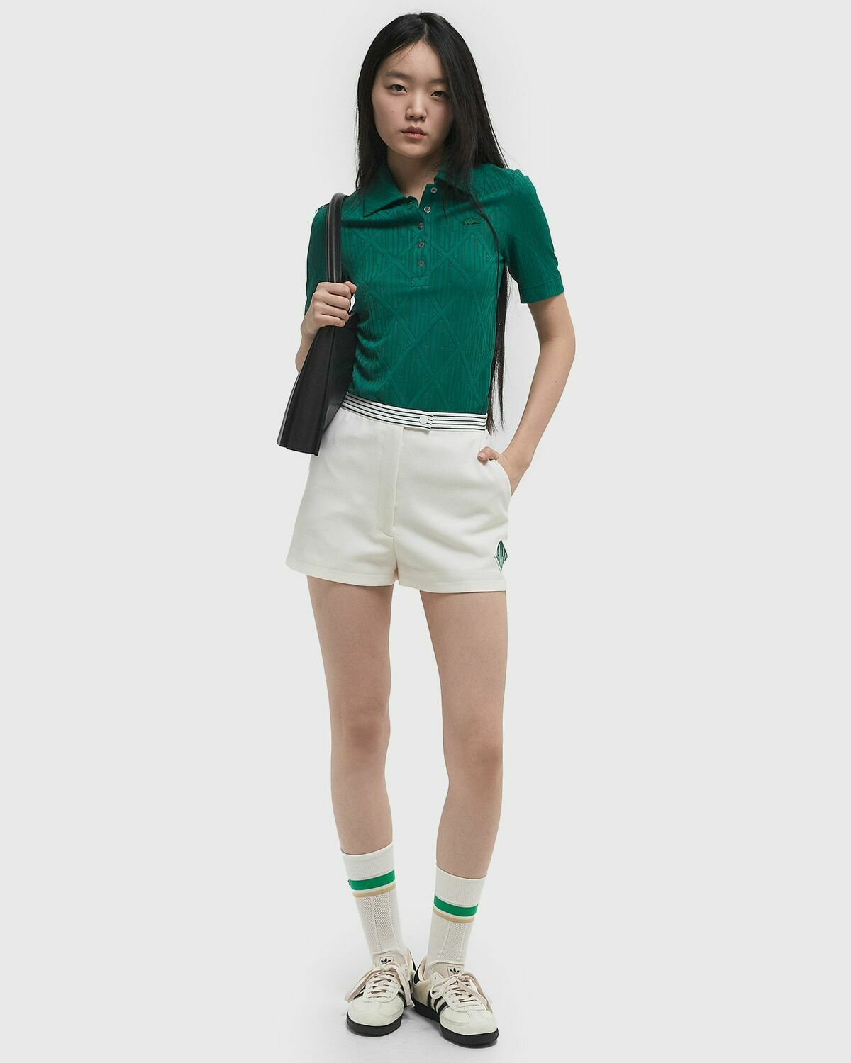Lacoste LISE SHORT White Womens Casual Short