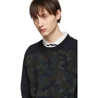 Junya Watanabe Navy Camo Sweater