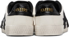 AMIRI Off-White Croc Debossed Pacific Sneakers