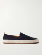 Mulo - Weekender Suede Espadrilles - Blue