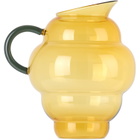 POLSPOTTEN Yellow & Gray Mizu Kiri Pitcher