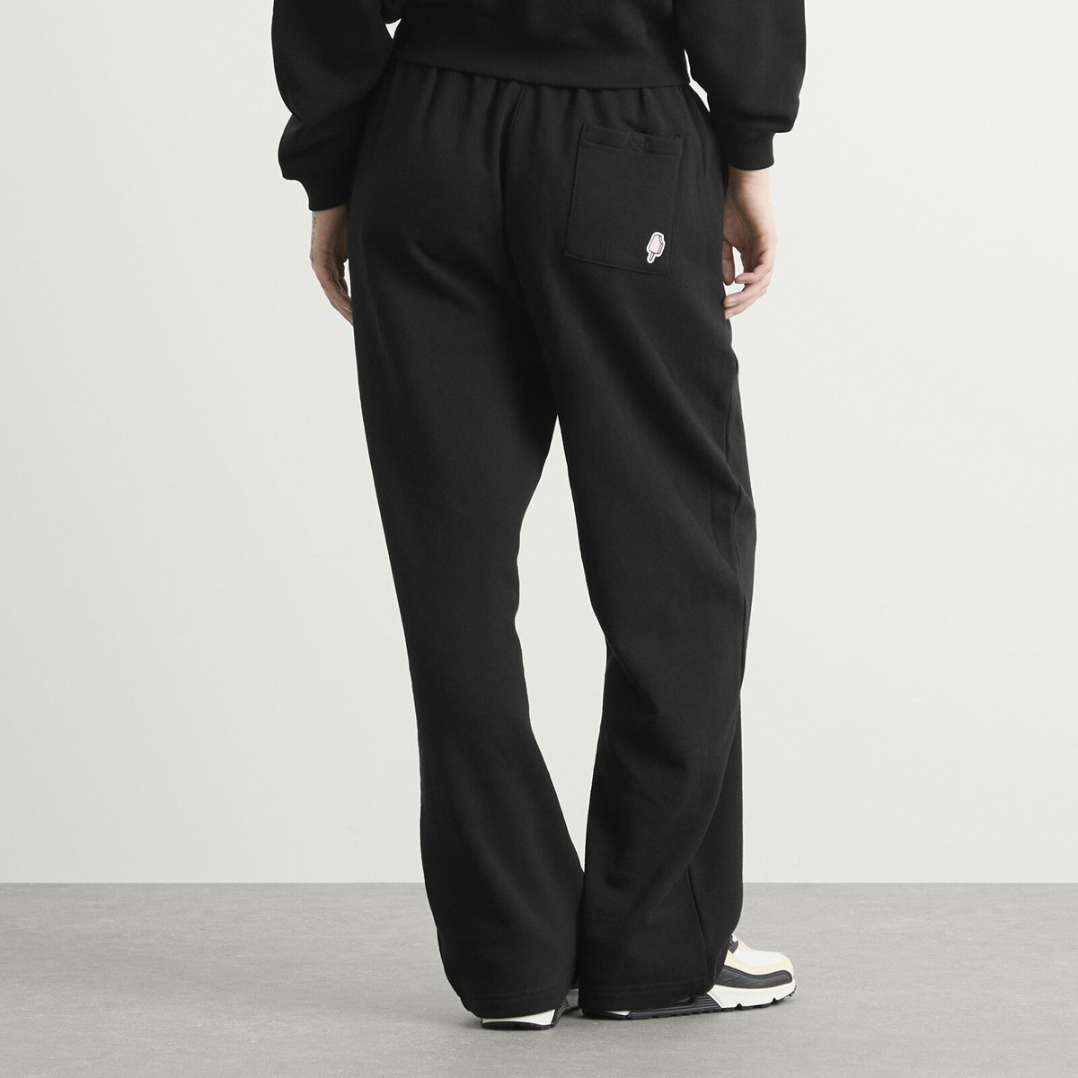 ICECREAM Women's Crystal Straight Leg Sweatpants in Black