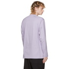 Y-3 Purple Classic Chest Logo Long Sleeve T-Shirt