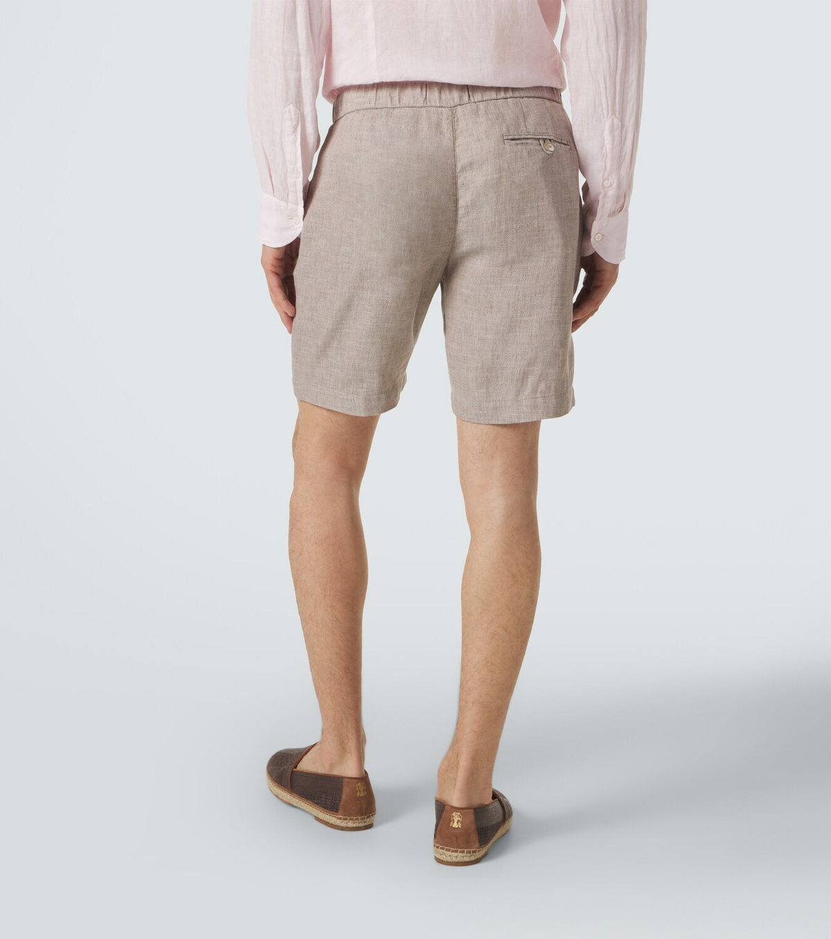 Frescobol Carioca Felipe linen and cotton shorts