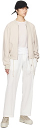 Hyein Seo Off-White Reversible Bomber Jacket