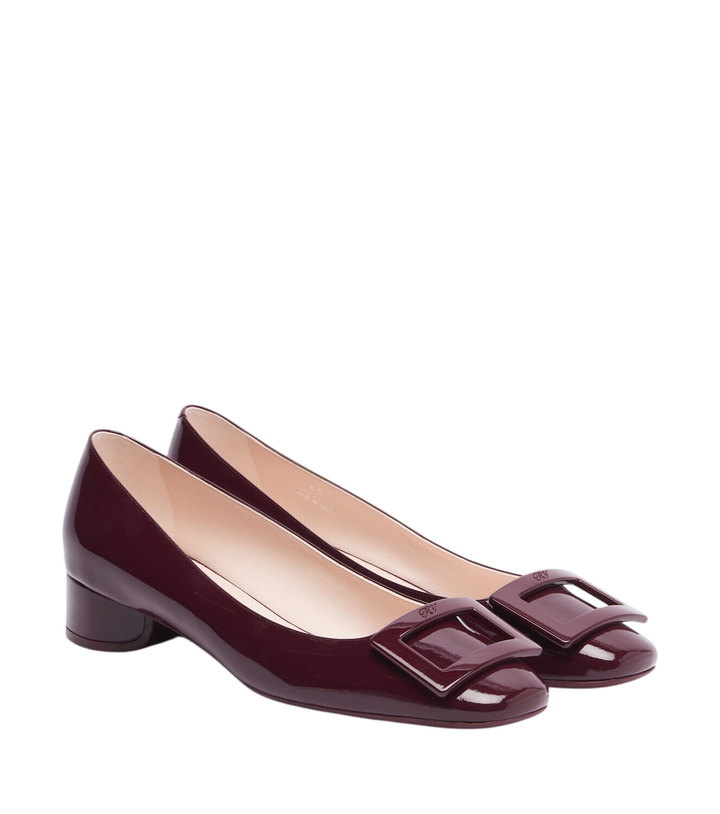 Photo: Roger Vivier Roundy Lacquered patent leather ballet flats