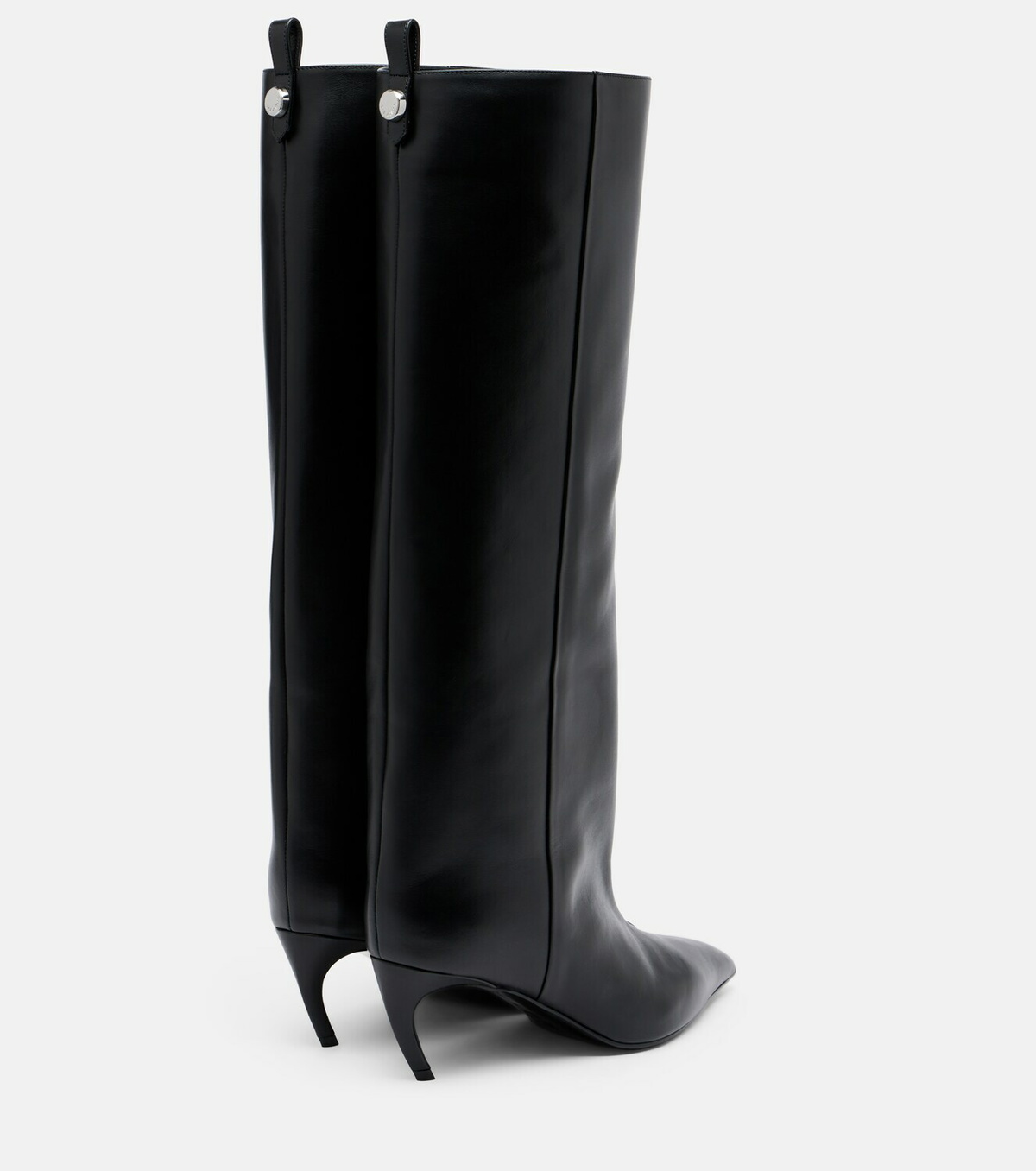 The Attico Lea leather knee-high boots