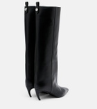 The Attico Lea leather knee-high boots