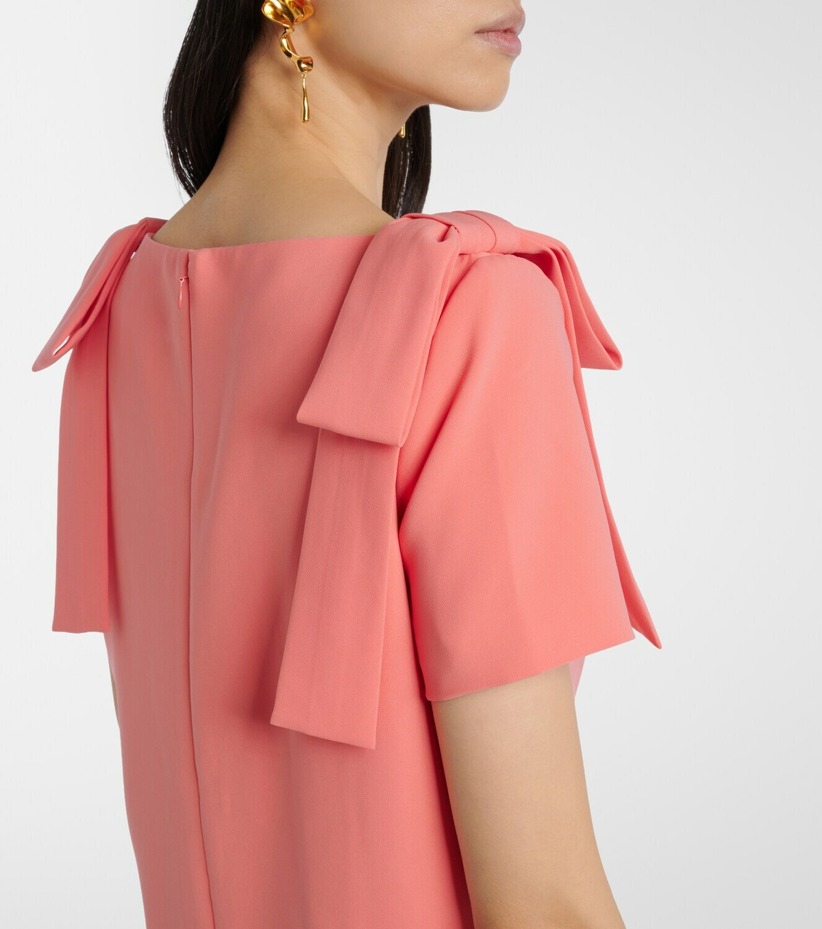 Carolina Herrera Bow-detail embellished floral gown