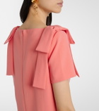 Carolina Herrera Bow-detail embellished floral gown