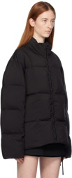 AMBUSH Black Stand Collar Puffer Jacket