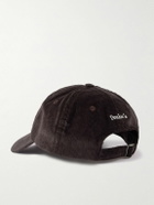 Drake's - HIM Embroidered Cotton-Corduroy Baseball Cap