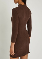 Reformation Camille Lyocell-blend Mini Dress Dark Brown