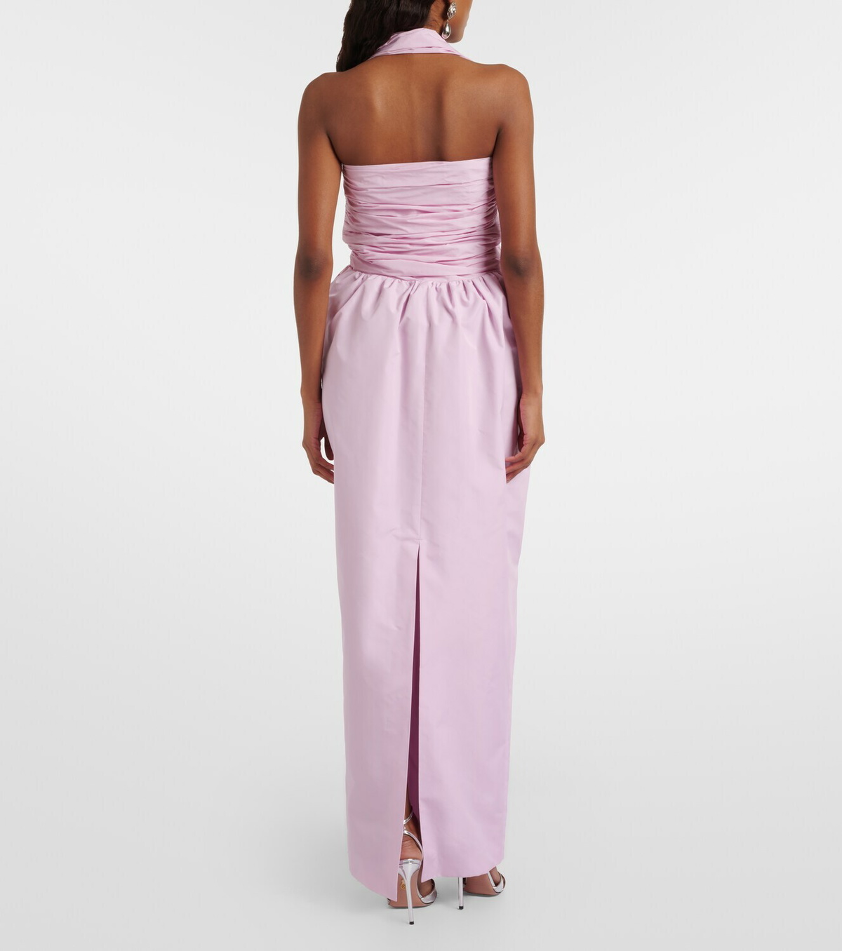 Patou Gathered halterneck gown