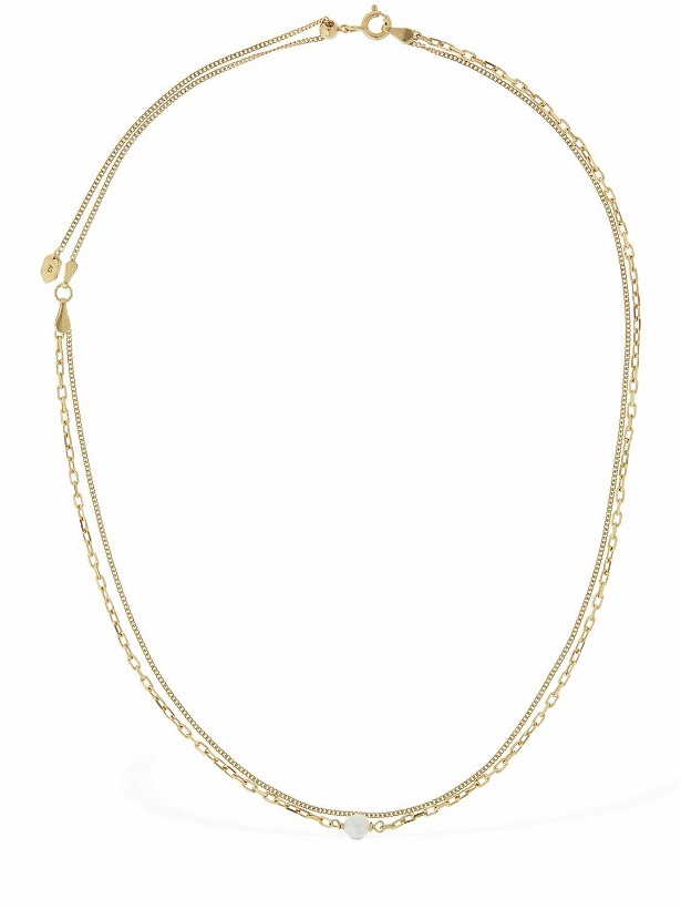 Photo: MARIA BLACK - Cantare Double Chain Necklace W/ Pearl