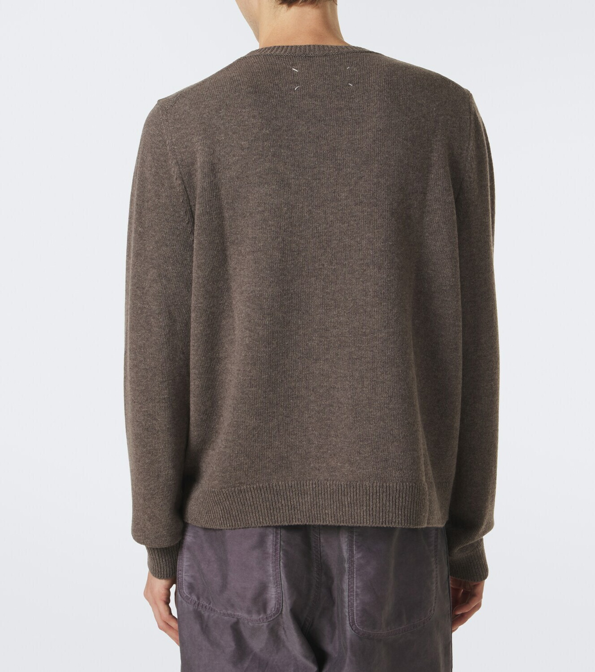 Maison Margiela Printed virgin wool sweater