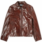 Acne Studios Men's Lauwka Vintage Nappa Jacket in Brown