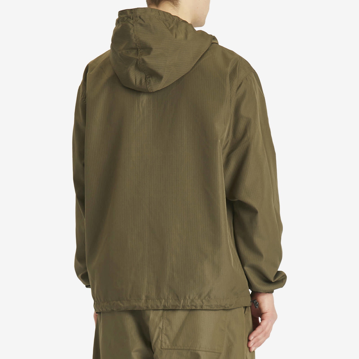 Taion Men's Military Zip Reversible Parka Jacket in Black
