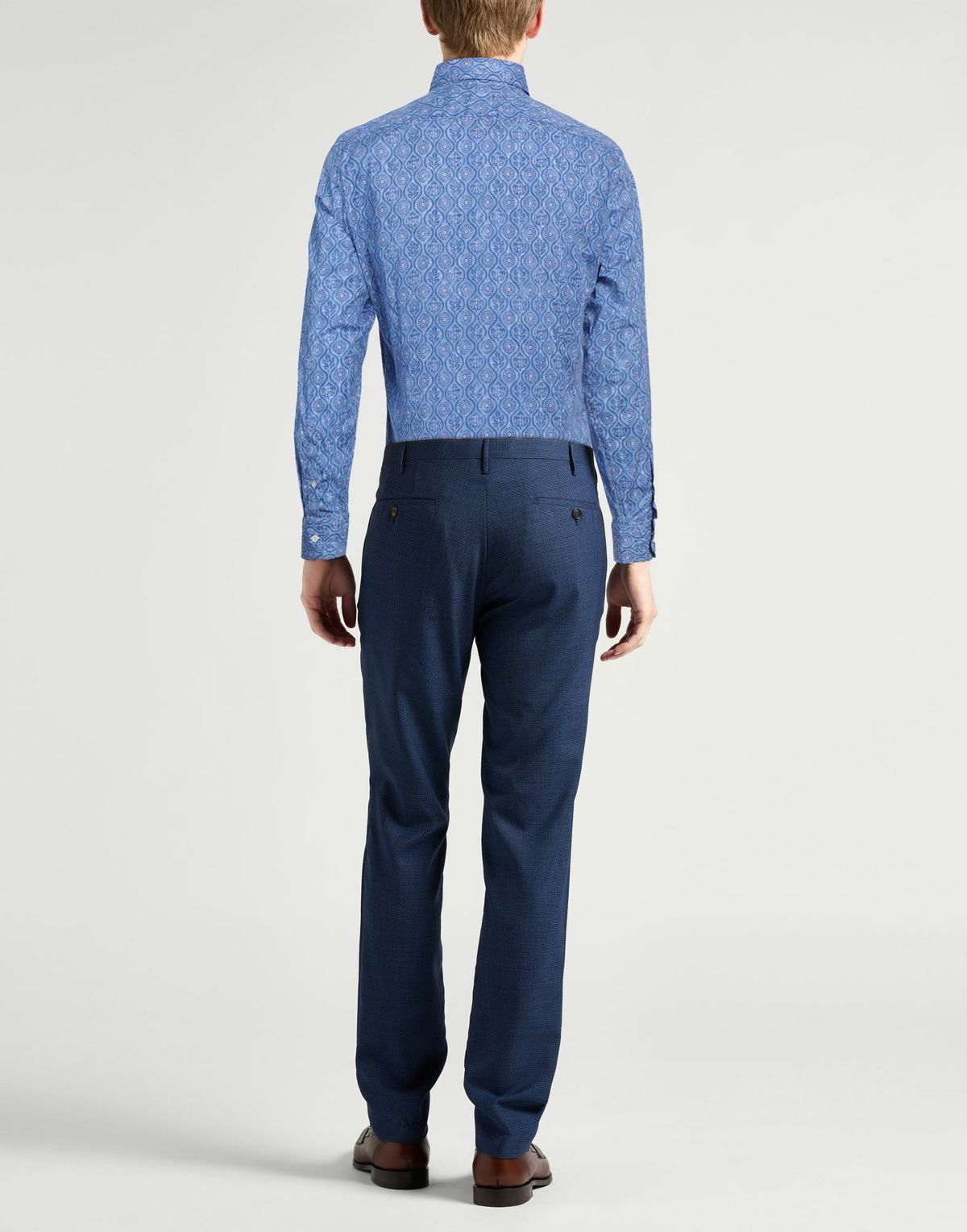 Fedeli Mens Shirt Light in Blue