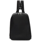 Valextra Black My Logo Backpack