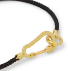 Mikia - Cord and Gold-Tone Bracelet - Black