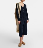 The Row Cadia cotton and linen scarf