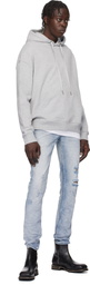 Ksubi Gray 4 X 4 Biggie Hoodie
