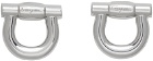 Ferragamo Silver Logo Cufflinks